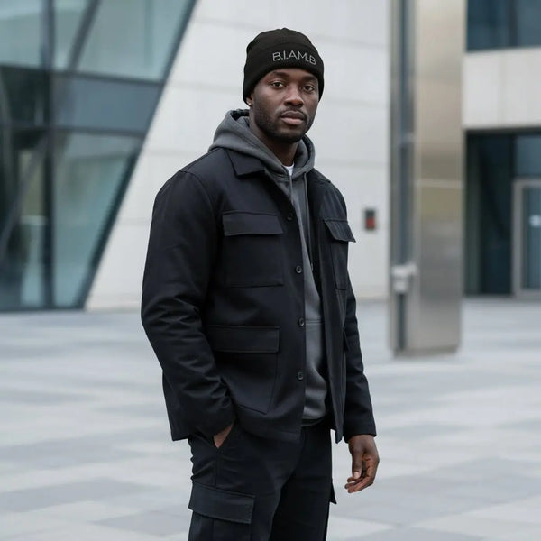 B.I.AM.B Embroidered Beanie — “Unconquerable” Edition - B.I.AM.B