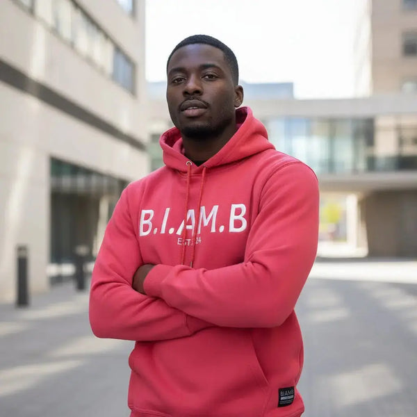 B.I.AM.B Satin - Lined Hoodie - Black - Owned Empowerment Streetwear - B.I.AM.B