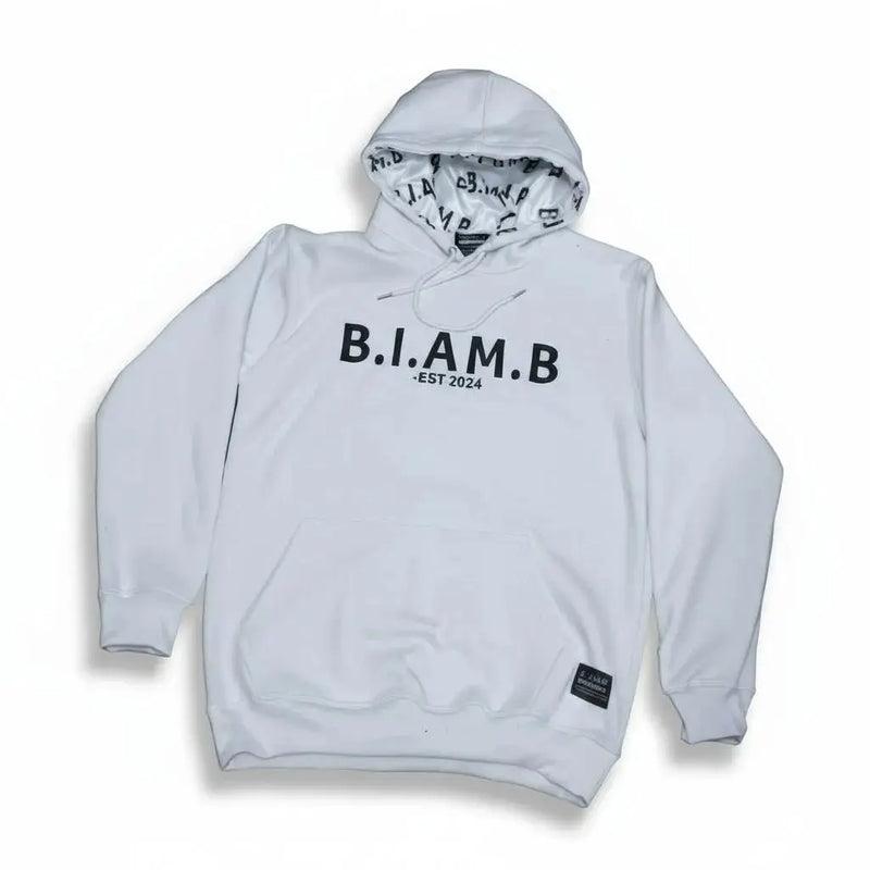 B.I.AM.B Satin - Lined Hoodie - Black - Owned Empowerment Streetwear - B.I.AM.B