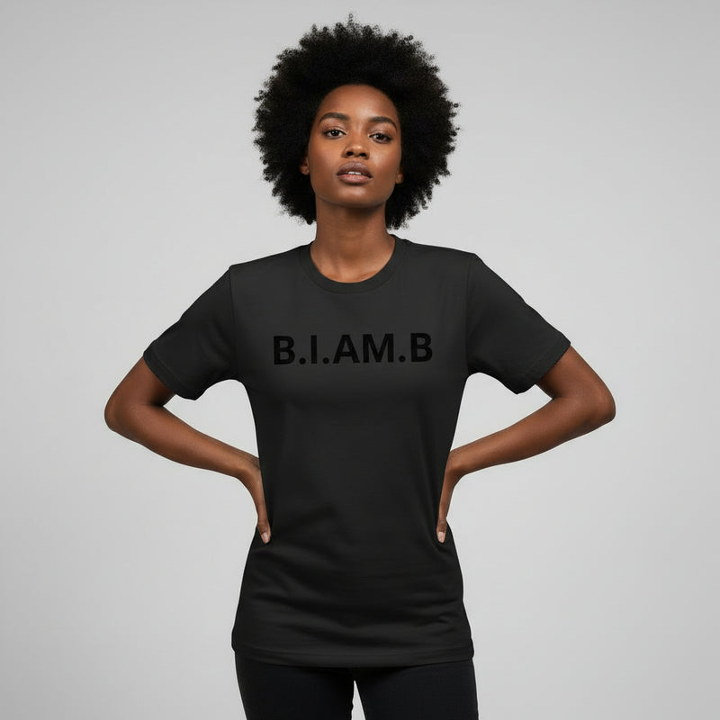 B.I.AM.B Unisex Eco T-Shirt | Sustainable Black Female - Owned Apparel - B.I.AM.B